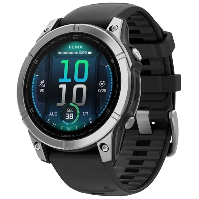 Garmin Fenix E 47mm Acero Negro - Reloj Inteligente Hover Image