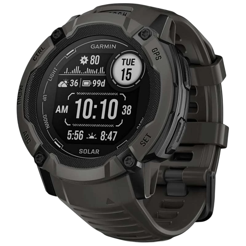 Garmin Instinct 2X Solar 50mm Negro - Reloj inteligente con GPS