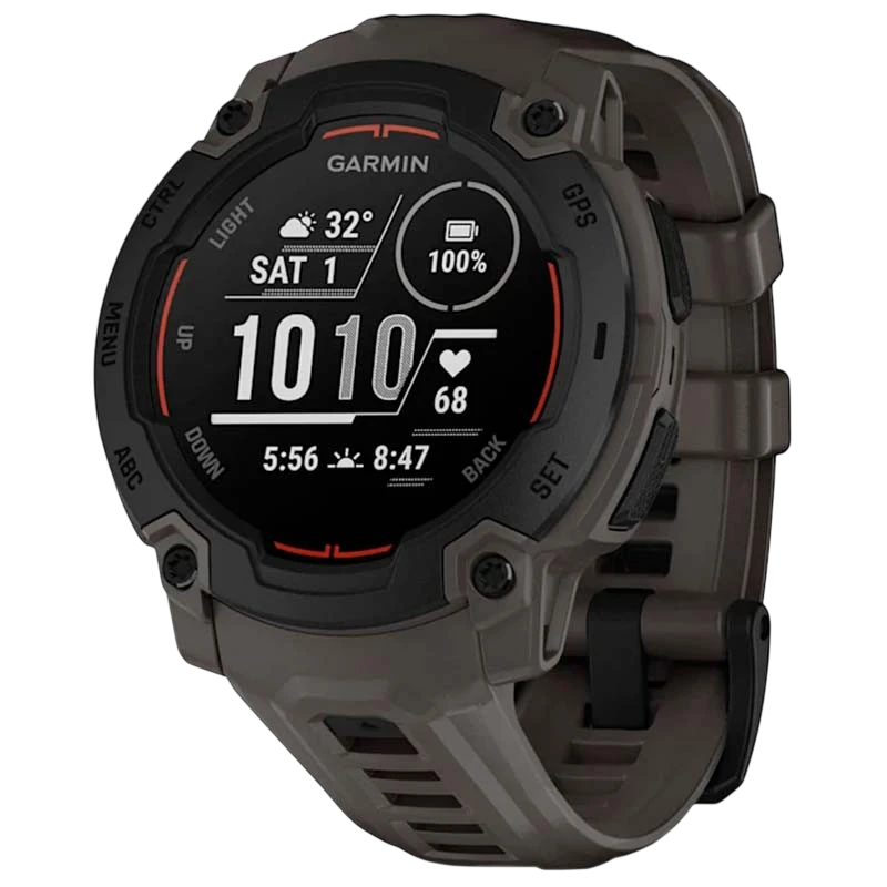 Garmin Instinct E 45mm Negro con Correa Carbón - Reloj Inteligente con GPS