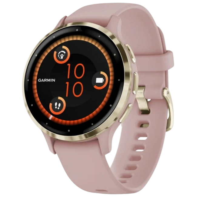 Garmin Venu 3S Rosa Dorado - Reloj inteligente Hover Image