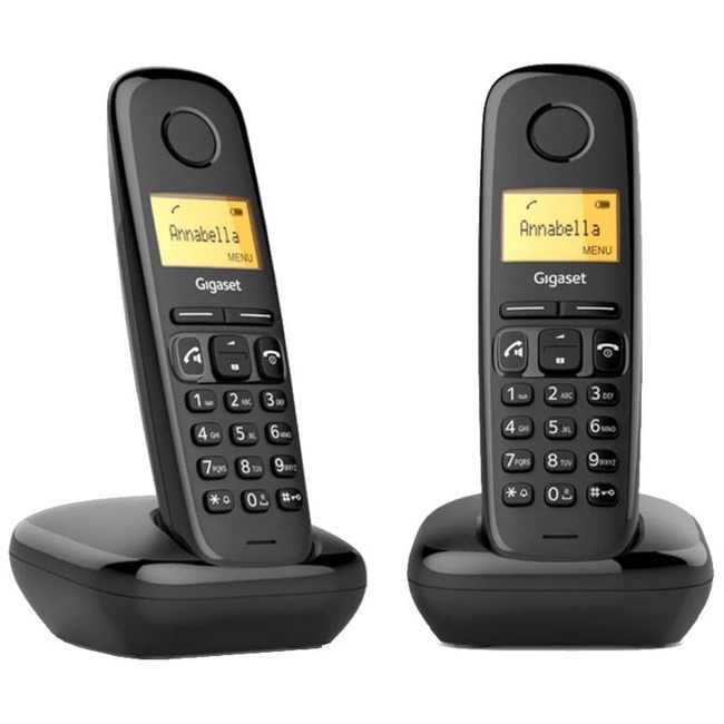 Gigaset A270 Duo Teléfono DECT/analógico Negro - Teléfono Hover Image