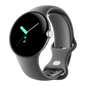 Google Pixel Watch LTE 41mm Polished Silver ECG NFC correa Gris Carbón
