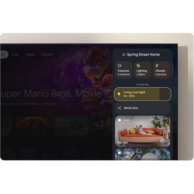 Google TV Streamer 4K con IA y mando por voz Porcelana - Android TV Main Image