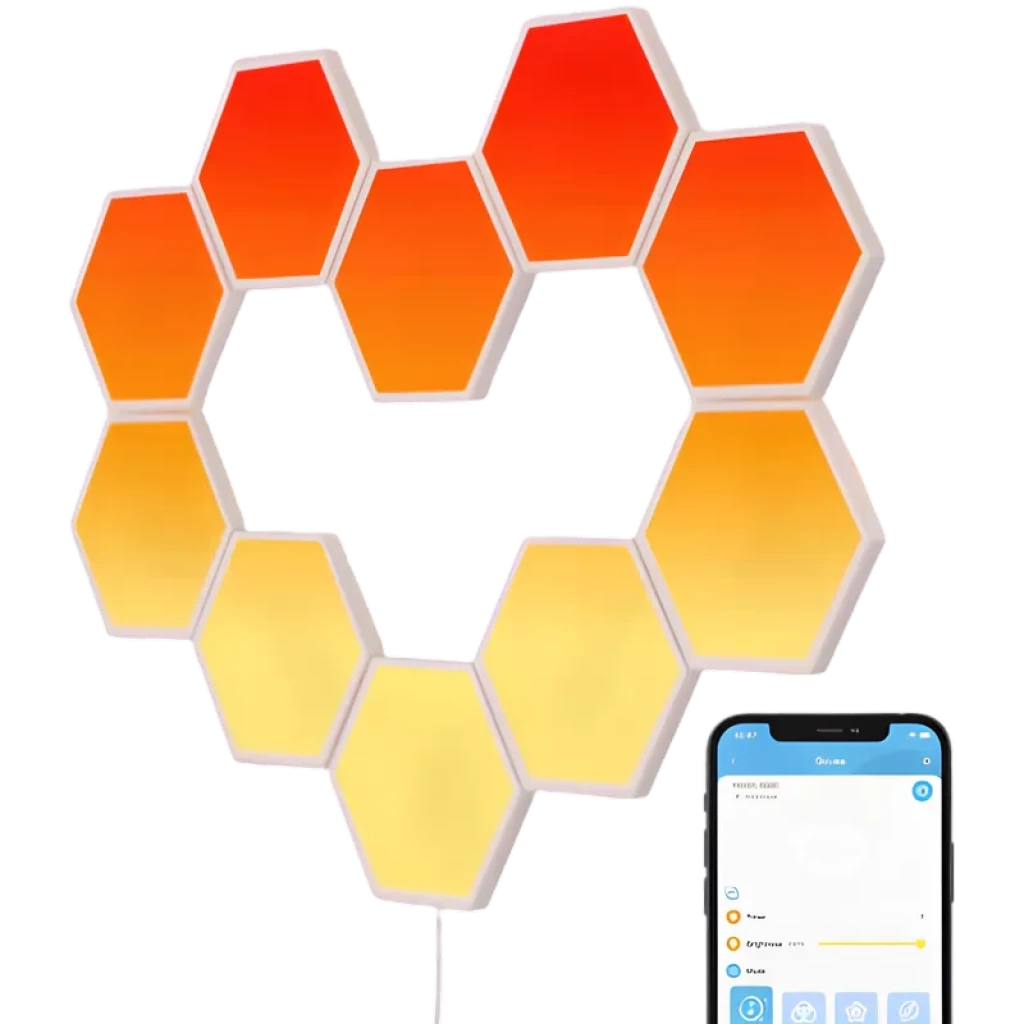 Govee H6061 Glide Hexa Light RGBIC Wifi Bluetooth - Panel de luz inteligente