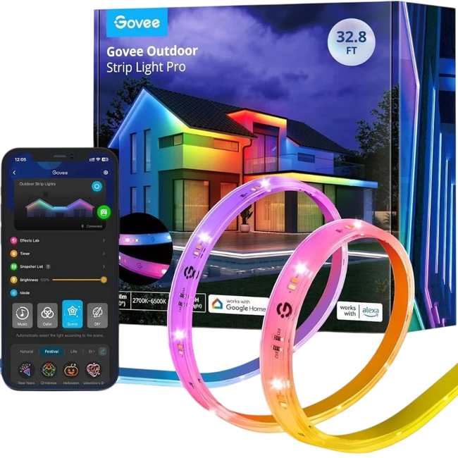 Govee H70A1 Tira LED Inteligente 10 m RGBICWW WiFi Hover Image