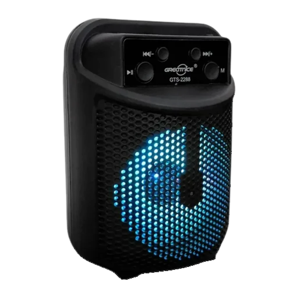 Oryx GTS-2288 Recargable 5W radio FM luces LED Altavoz Bluetooth