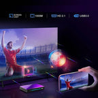 H96 Max M9 RK3576 8GB/128GB Wifi 6 Android 14 Negro - Android TV