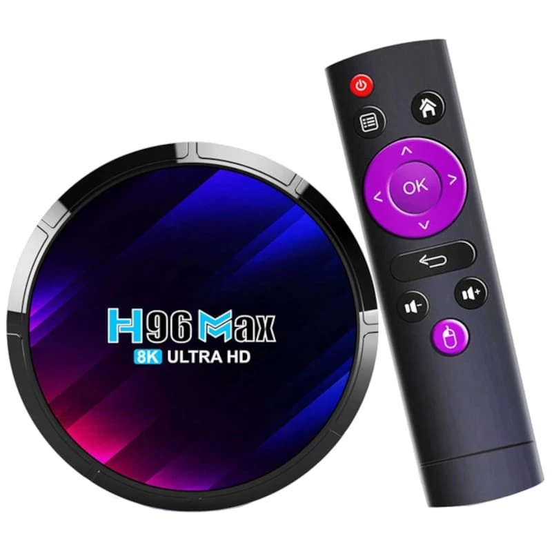 H96 MAX RK3528 4GB/64GB Android 13 Negro - Android TV