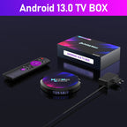 H96 MAX RK3528 4GB/32GB Android 13 Negro - Android TV