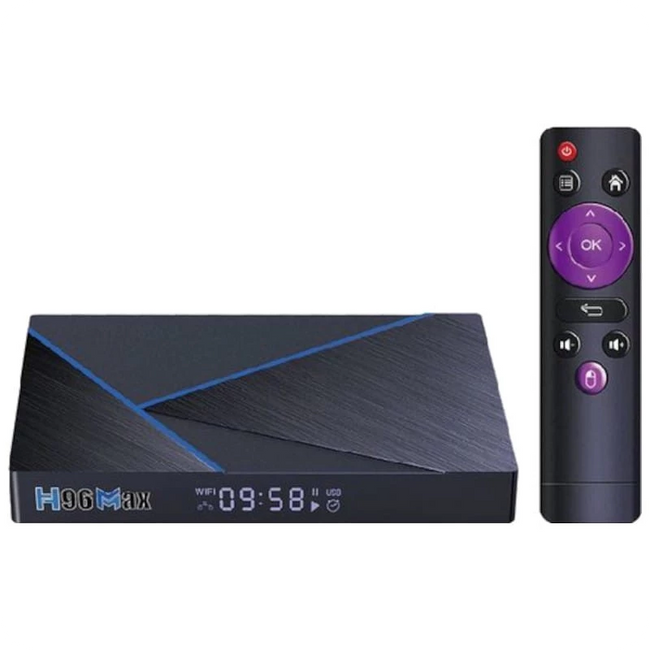 H96 Max V56 RK3566 8GB/64GB Wifi Dual Android 12 - Android TV Hover Image