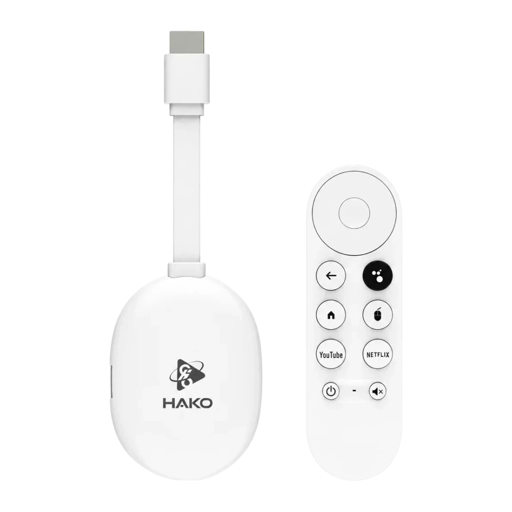 TV Stick HAKO 4K 2G+16G Android 2GB/16GB Blanco WiFi 6 HDR 3518D2