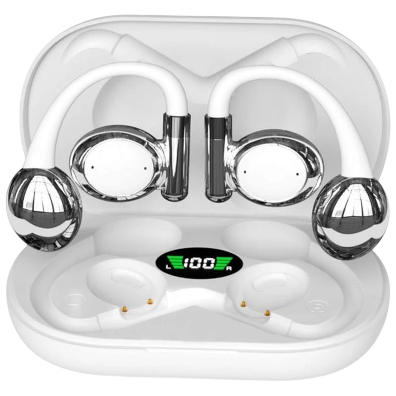 HBQ YYK-880 Blanco con micrófono Auriculares
