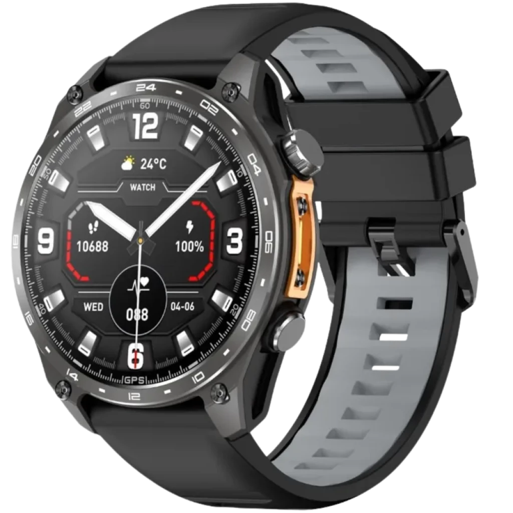 HD300 Pro Negro 1,43 pulgadas AMOLED GPS 15 días +100 deportes 3ATM - Reloj inteligente