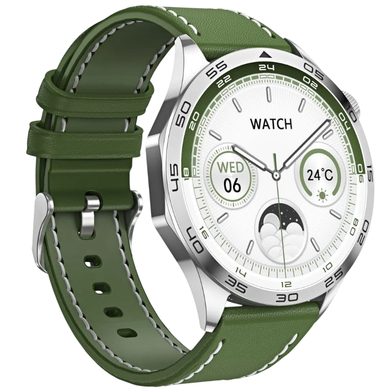 DT NO.1 HD GT4 Verde 1,43 pulgadas AMOLED 7 días +100 deportes IP68 Smartwatch