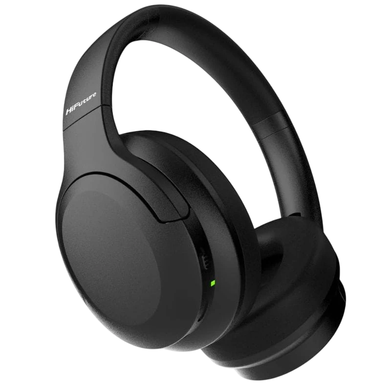 HiFuture Tour Negro Diadema ANC Bluetooth 5.2 40h Auriculares inalámbricos