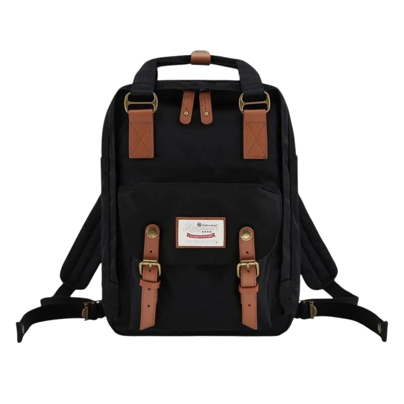 Himawari 188L Negro y Marrón - Mochila para portátil