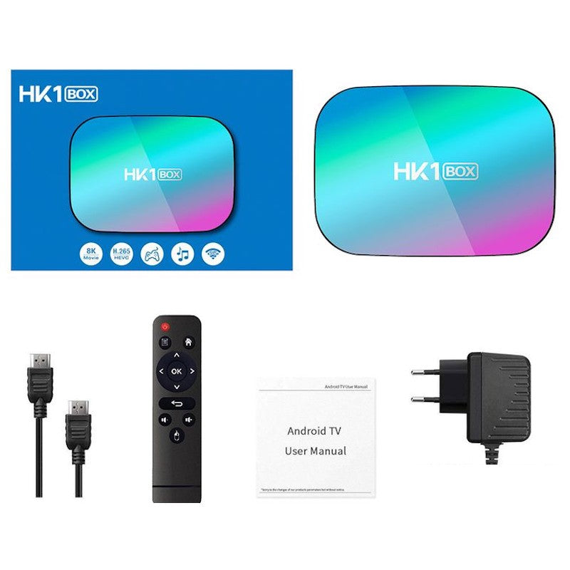 HK1 Box S905X3 4GB/64GB Android 9.0 Negro - Android TV