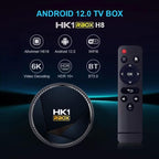 HK1 RBox H8 H618 4GB/64GB Wifi 6 Bluetooth Android 12 - Android TV