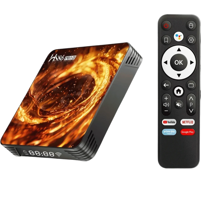 HS86 Pro13 2GB/16GB 8K 4K Android 14 WiFi 6 Dual Band HDR10+ Hover Image