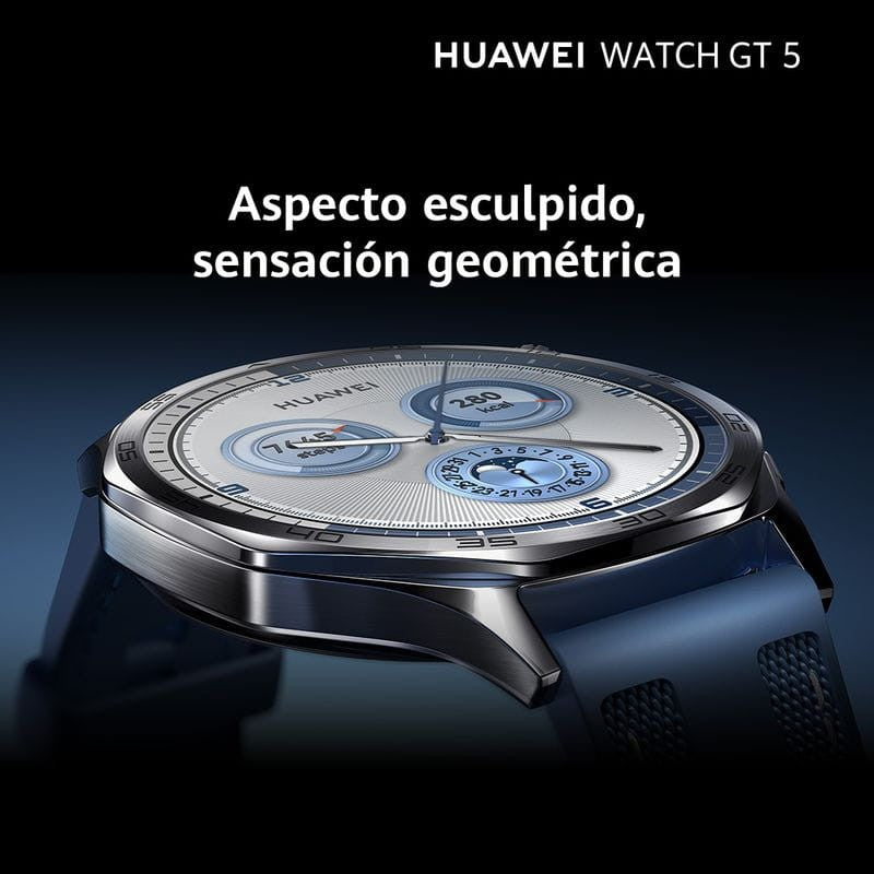 Smartwatch Huawei Watch GT5 41mm GPS Correa Cuero Blanco - Reloj Inteligente