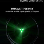 Huawei Watch GT5 Pro 46mm GPS Correa Fluoroelastómero Negro - Reloj Inteligente