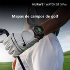 Huawei Watch GT5 Pro 46mm GPS Correa Fluoroelastómero Negro - Reloj Inteligente