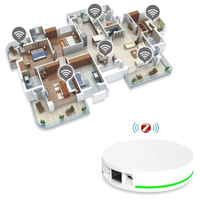 Hub Sensor Zemismart Tuya Con Cable Gateway Compatible con Tuya Mediante Conexión ZigBee 3.0 Main Image