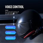 Hysnox Shark Pro Full Duplex Intercomunicador para Moto 8 conductores Hasta 2 km
