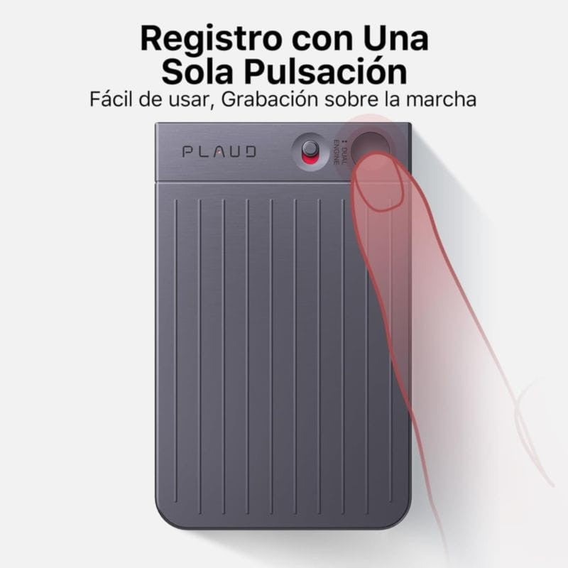 Grabadora de Voz con IA Plaud Note Negro