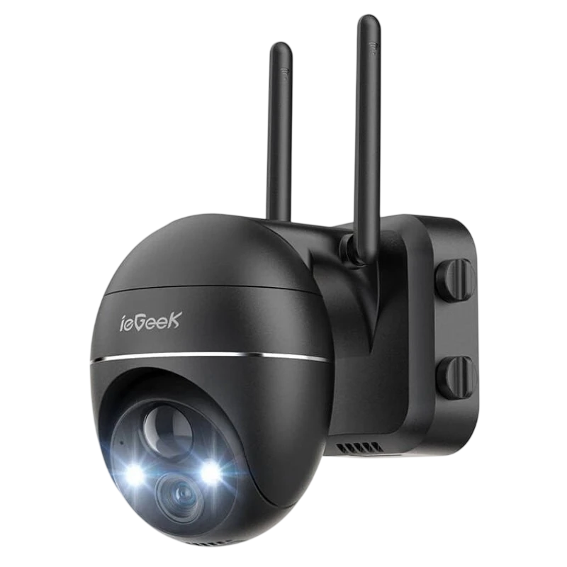ieGeek ZS-GX1S Negro 2K WiFi IP65 Cámara de vigilancia