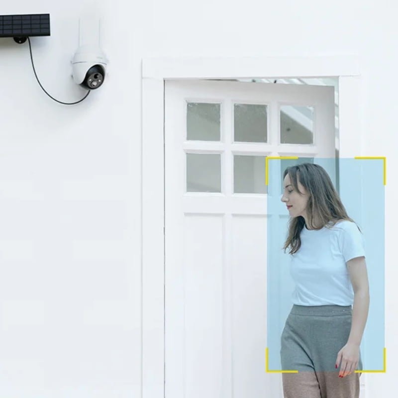 Cámara de Seguridad ieGeek ZS-GX4S 5MP/QHD IP65 WiFi Solar Blanco