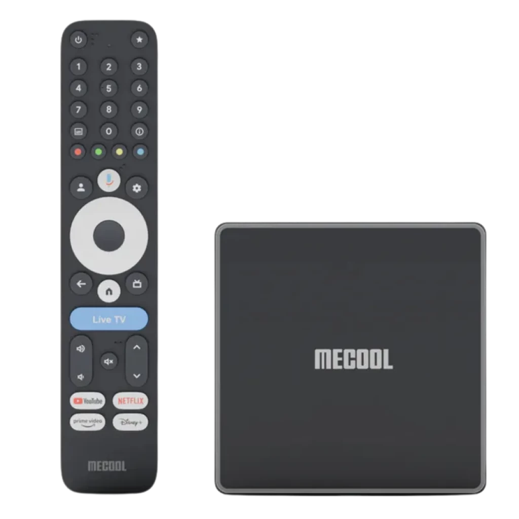 MECOOL MEon1 GTV 4K WiFi 6 Netflix, Prime Video y Disney+ GoogleTV - Android TV