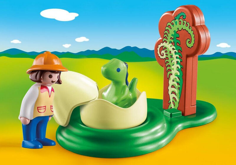 Playmobil 1.2.3. - huevo de dinosaurio