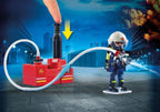 Playmobil 9468 bomberos con bomba de agua