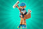 Repartidor de periódico - playmobil - sobre sorpresa serie 13 chicos