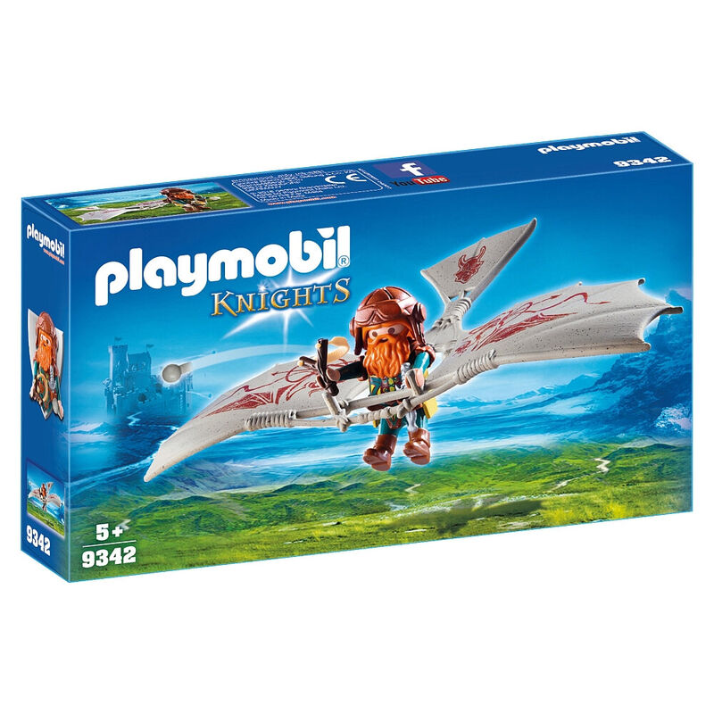 Playmobil - enano con máquina voladora