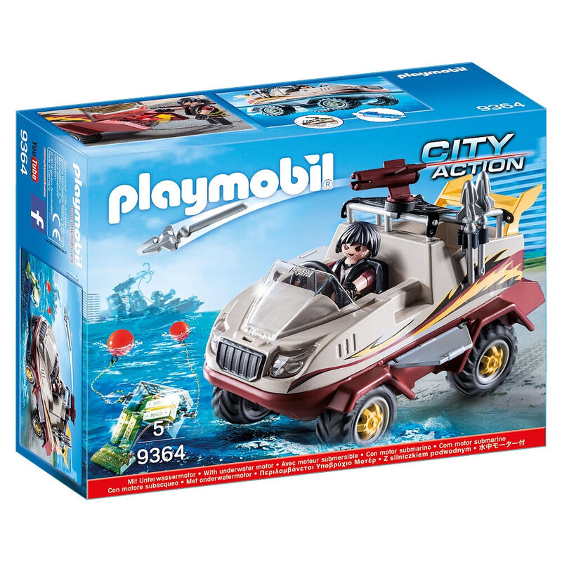 Playmobil - coche anfibio de los ladrones
