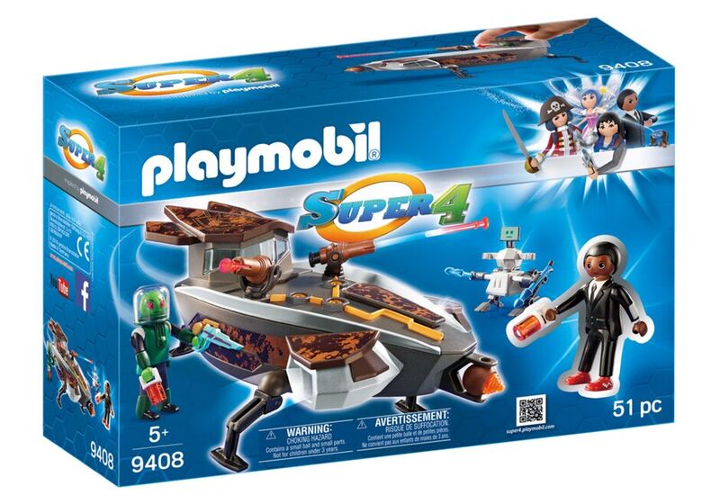 Playmobil 9408 gene y sykronian con nave