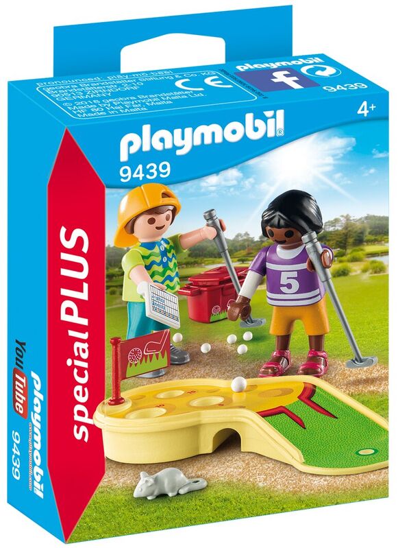 Playmobil 9439 nios jugando a minigolf