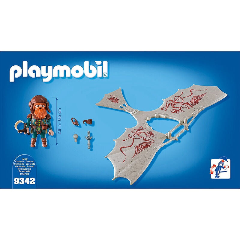 Playmobil - enano con máquina voladora