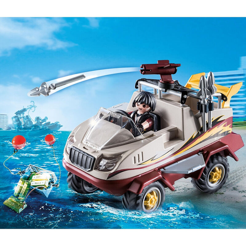 Playmobil 9364 coche anfibio de los ladrones
