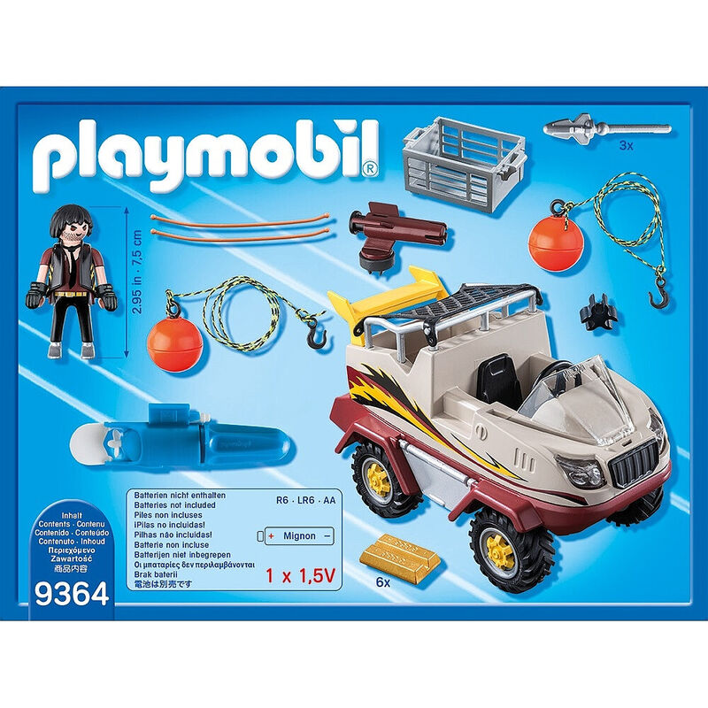 Playmobil - coche anfibio de los ladrones