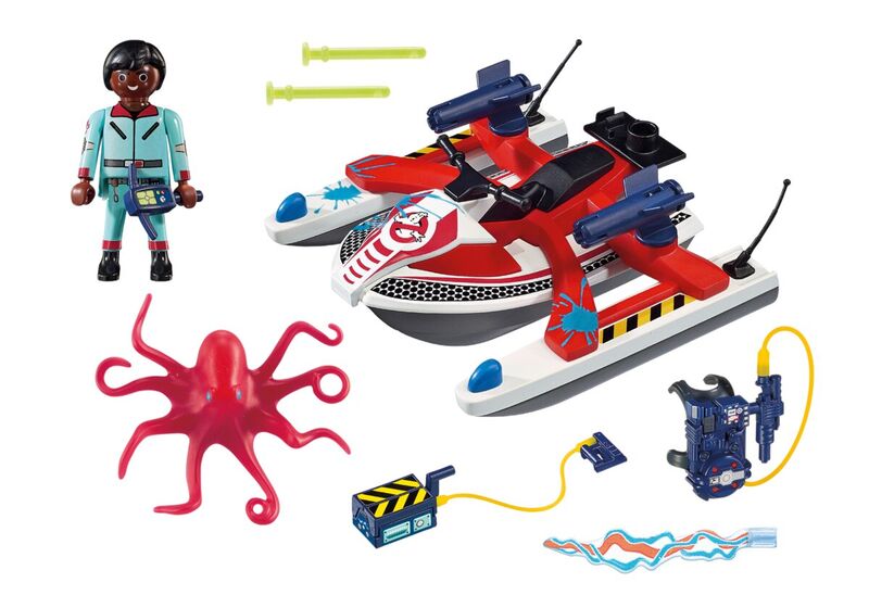 Playmobil 9387 zeddemore con moto de agua