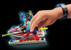 Playmobil - cazafantasmas: zeddemore con moto de agua