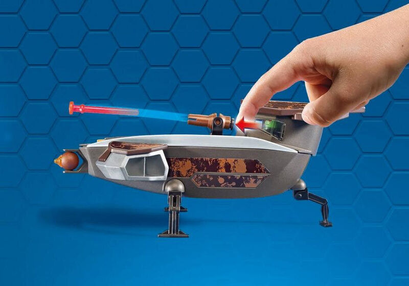 Playmobil 9408 gene y sykronian con nave