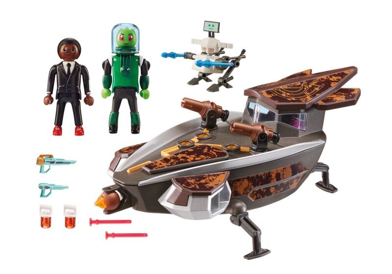 Playmobil 9408 gene y sykronian con nave