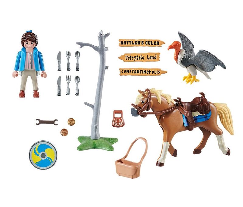 Playmobil the movie 70072 marla con caballo