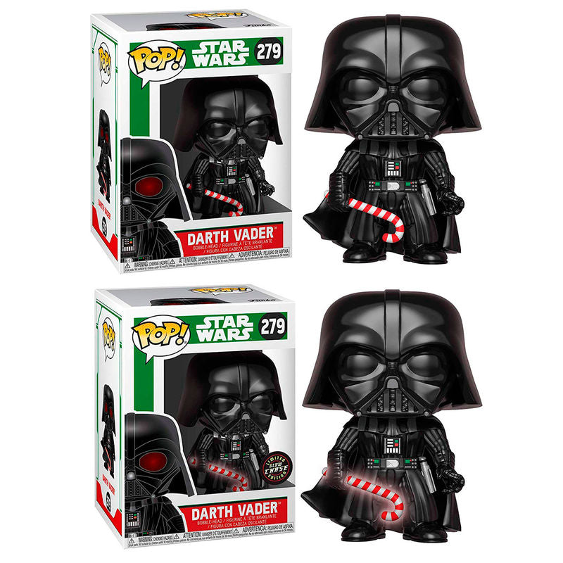 Figura Pop Star Wars Holiday Darth Vader 5 + 1 Chase 6 Unida