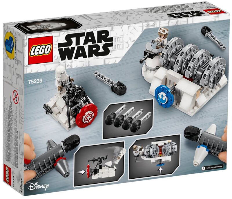 Le75239 action battle: ataque al generador de hoth? lego star wars?