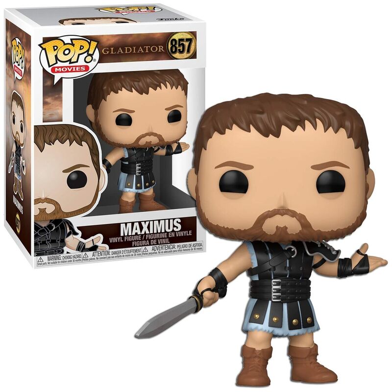 Funko pop! gladiator - maximus ref: 40815, n 857 (unidad única - no admite devolución, ver fotos reales del producto)